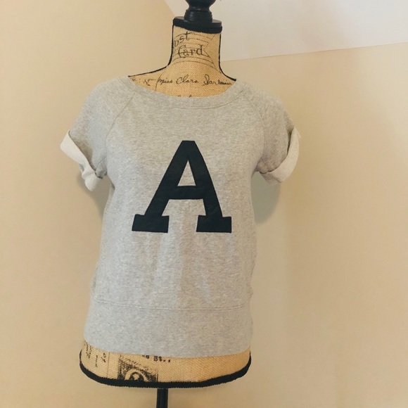 ABS Allen Schwartz Tops - A initialed sweatshirt